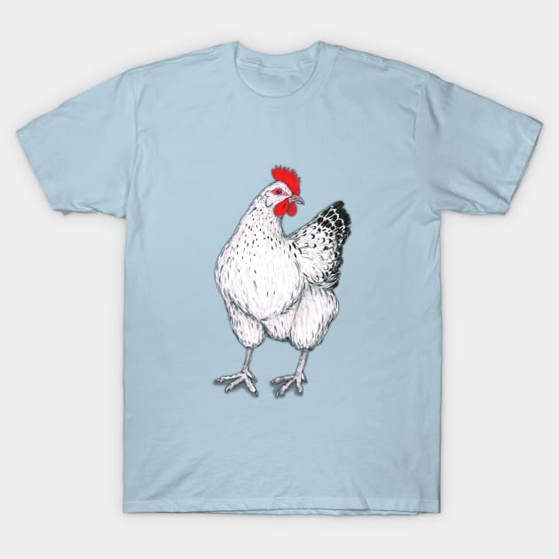 Chicken T-Shirt by Bwiselizzy